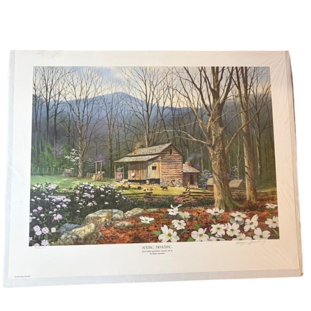 Wayne Spindley Spring Awakening Southern Seasons Signed, 22/250 Art Print 25x20"